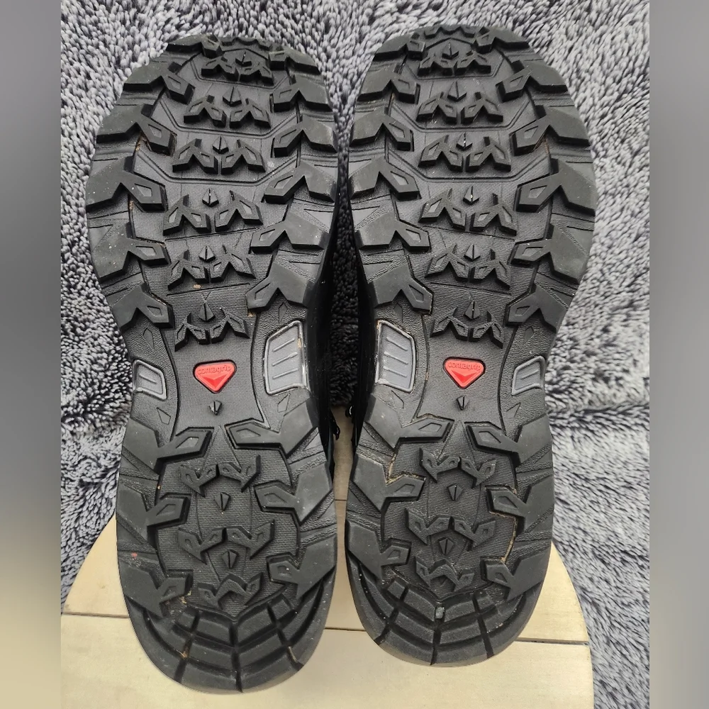 Salomon X Ultra Mid Winter CS WP Boots Women's Size 7.5 Black Waterproof Hiking - Picture 8 of 9